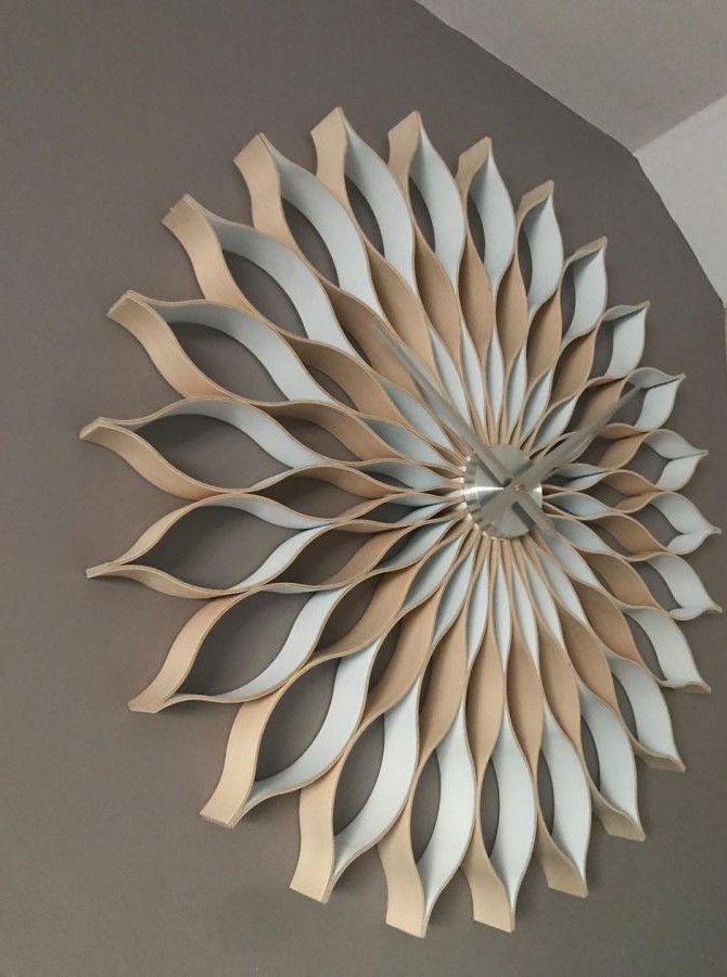 Zegar ścienny biały